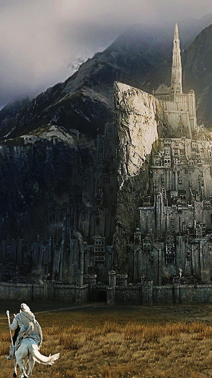 Minas Tirith Lord Of The Ring Art, lord ring iphone HD phone wallpaper