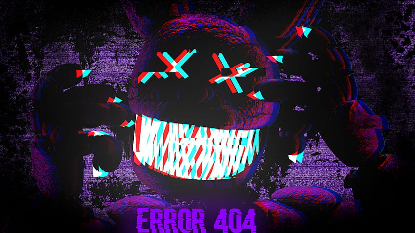 ERr0R 404 : fivenightsatfreddys, error 404 spring bonnie HD wallpaper