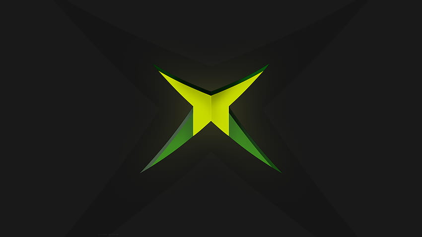 Una ricreazione a 1440p del logo Xbox come .: xbox originale, xbox originale Sfondo HD