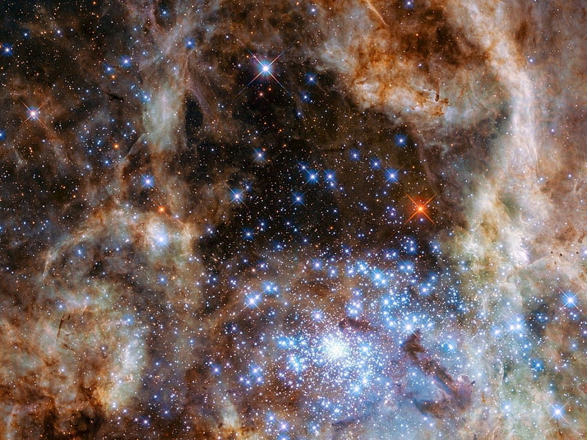 The Hubble Space Telescope just spotted a gang of 'monster' stars, r136a1 star HD wallpaper