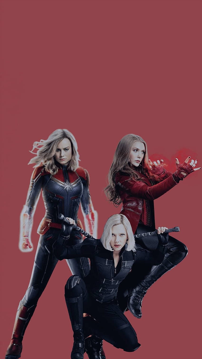Captain marvel, scarlet witch and black widow, black widow and captain ...