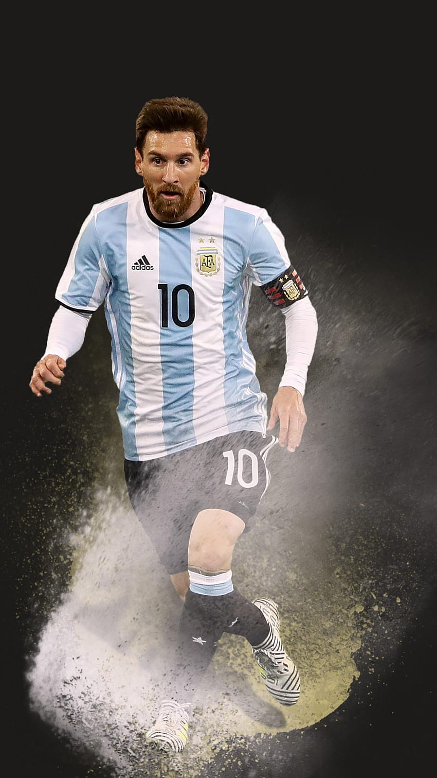 Lionel Messi, soccer, football, Sport, amoled messi HD phone wallpaper