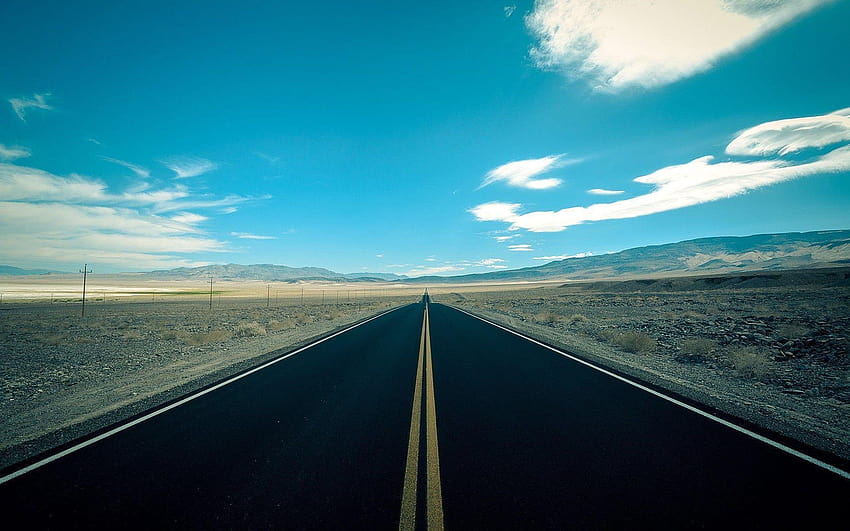 Empty Road HD wallpaper