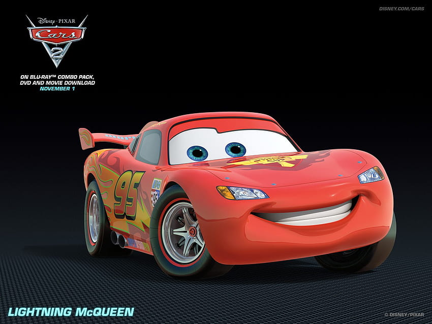 Disney Pixar Cars 2 : Lightning McQueen, mobil lightning mcqueen 2 Wallpaper HD