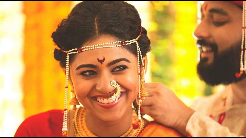 Marathi Actress Mrunmayee Deshpande Weds Swapnil Rao Unseen HD wallpaper
