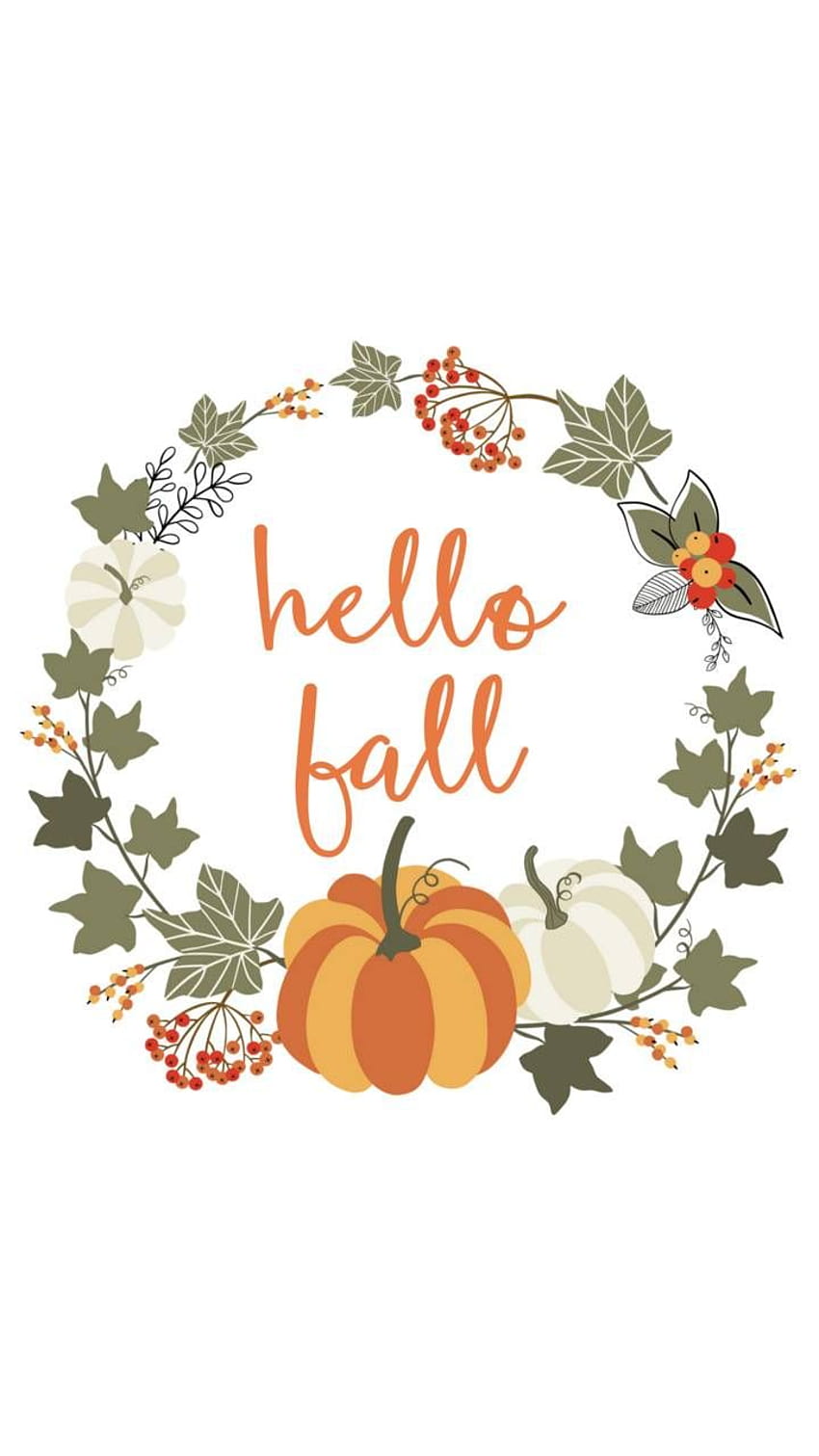 Hello Fall by RisingPhoenix84, autumn holiday HD phone wallpaper