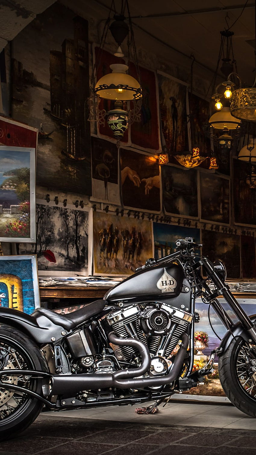 iPhone Harley Davidson, moto harley Davidson Papel de parede de celular HD
