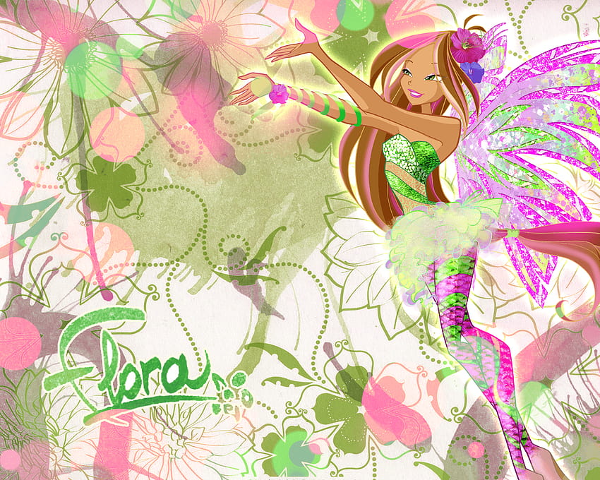 Winx Club Flora Sirenix HD wallpaper
