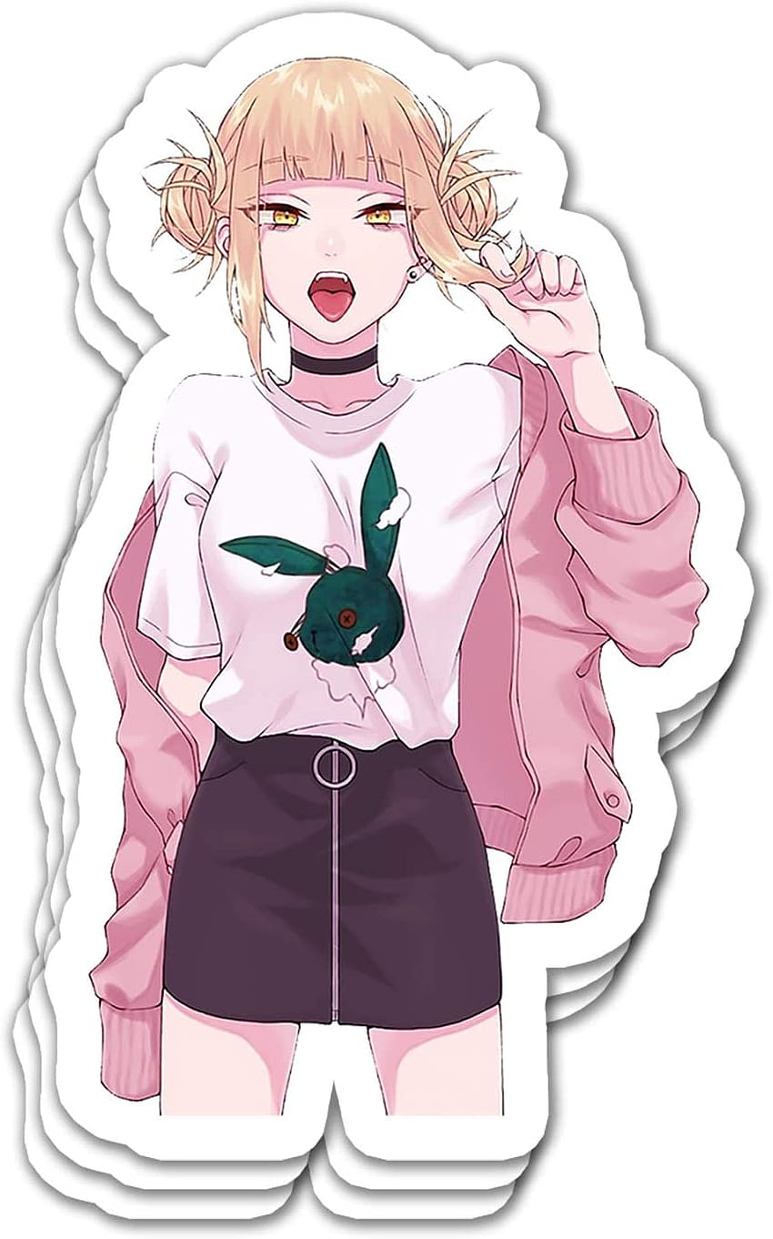 Lopenuter Cute Himiko Toga My Hero Academia Sticker for Water Bottle ...