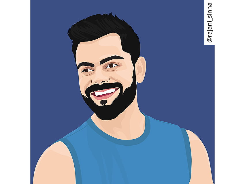 Virat Kohli by Rajani Sinha on Dribbble HD wallpaper | Pxfuel