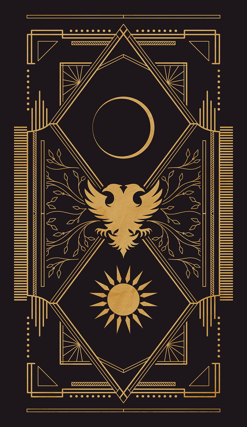 The Darkling's symbol, shadow and bone HD phone wallpaper