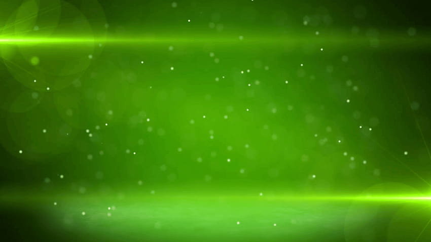 faisceaux de lumière verte et arrière-plans loopables de particules Motion, fond vert clair Fond d'écran HD