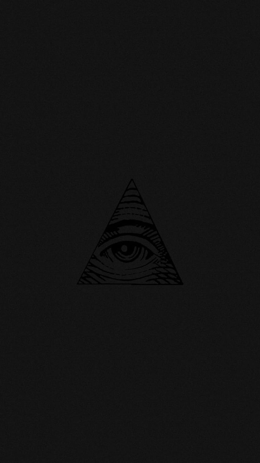 Triángulo del ojo Illuminati, iPhone Illuminati fondo de pantalla del teléfono