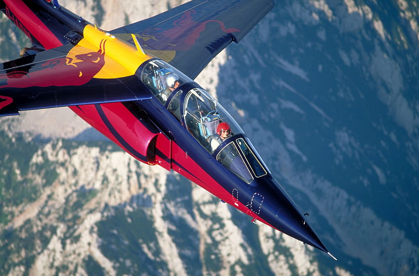 Alpha Jet, the flying bulls aerobatics team HD wallpaper