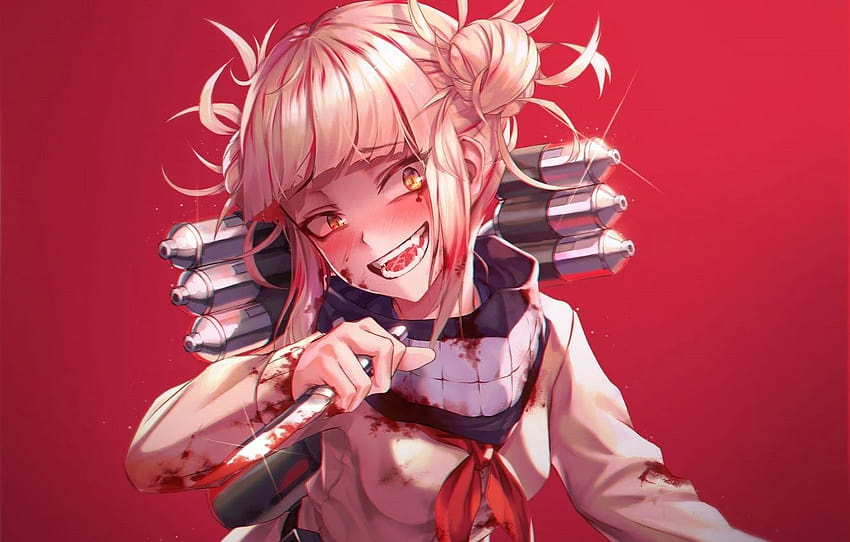 Crazy Anime Girl, smile anime girl HD wallpaper