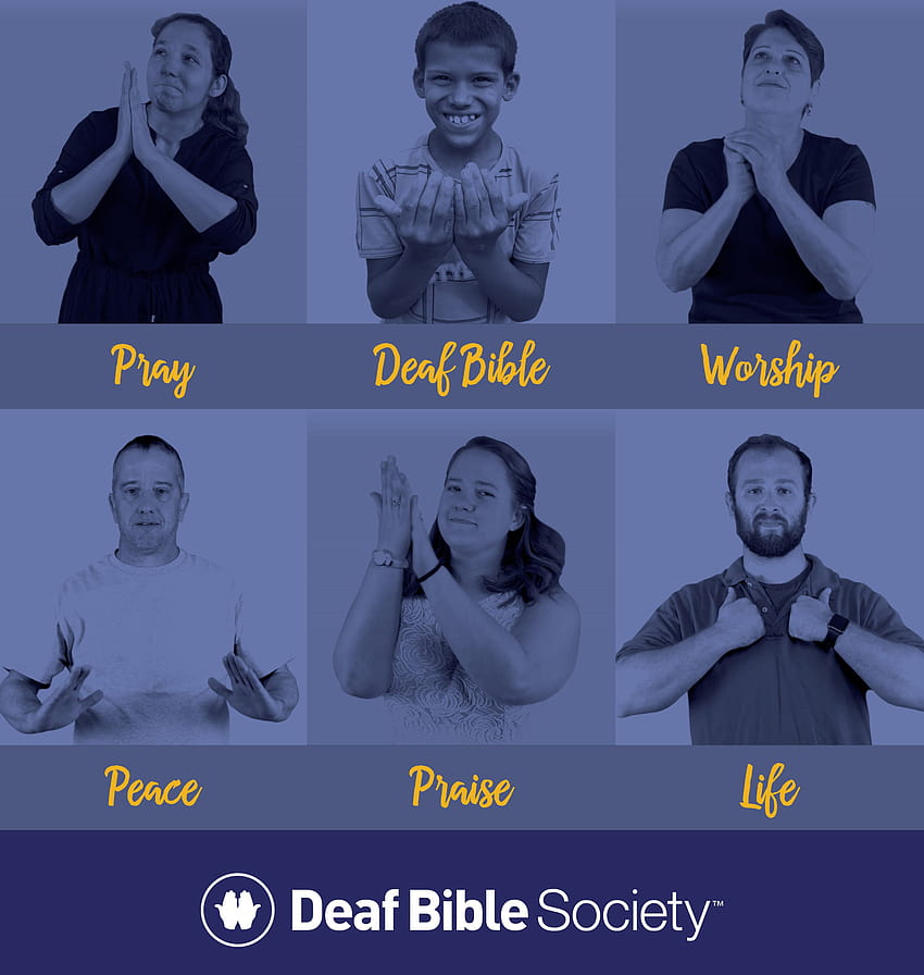 Gehörlose Bibelangebote digital, um Gebet, Fürsprache HD-Handy-Hintergrundbild