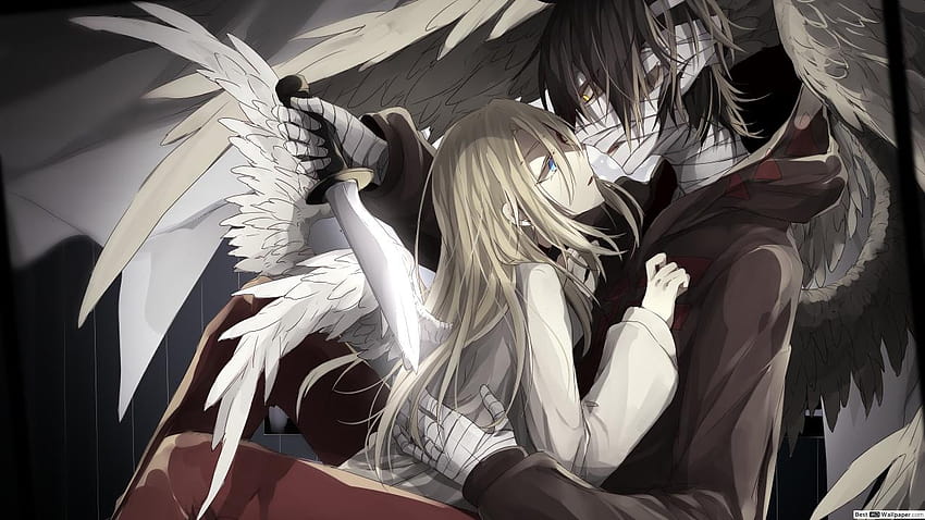 Satsuriku no tenshi, anjo e demônio, anime anjo vs demônio papel