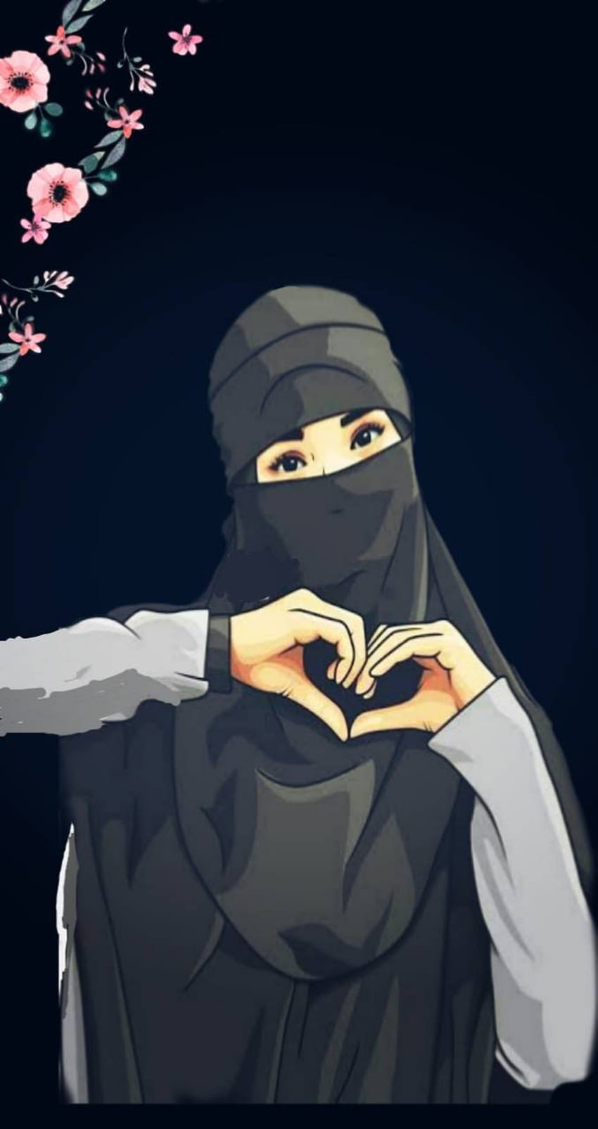 Niqab By Khalilben Anime Hijab Girl Wallpaper Ponsel Hd Pxfuel