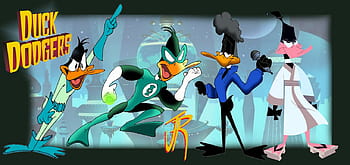 duck dodgers background