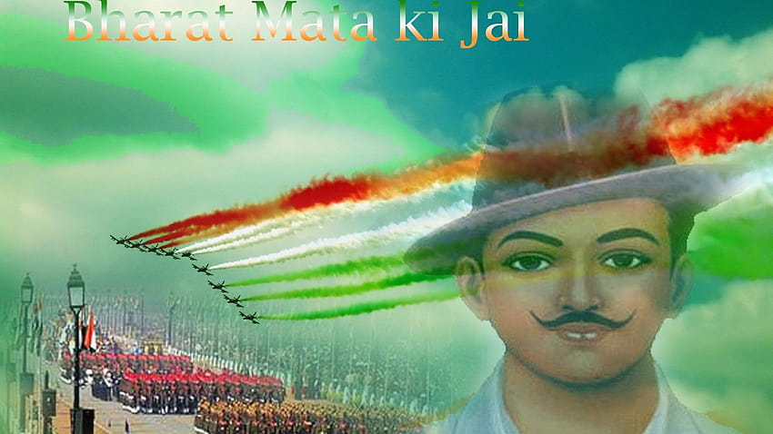 bharat mata ki jai indische flagge indischer dom, indische domkämpfer HD-Hintergrundbild