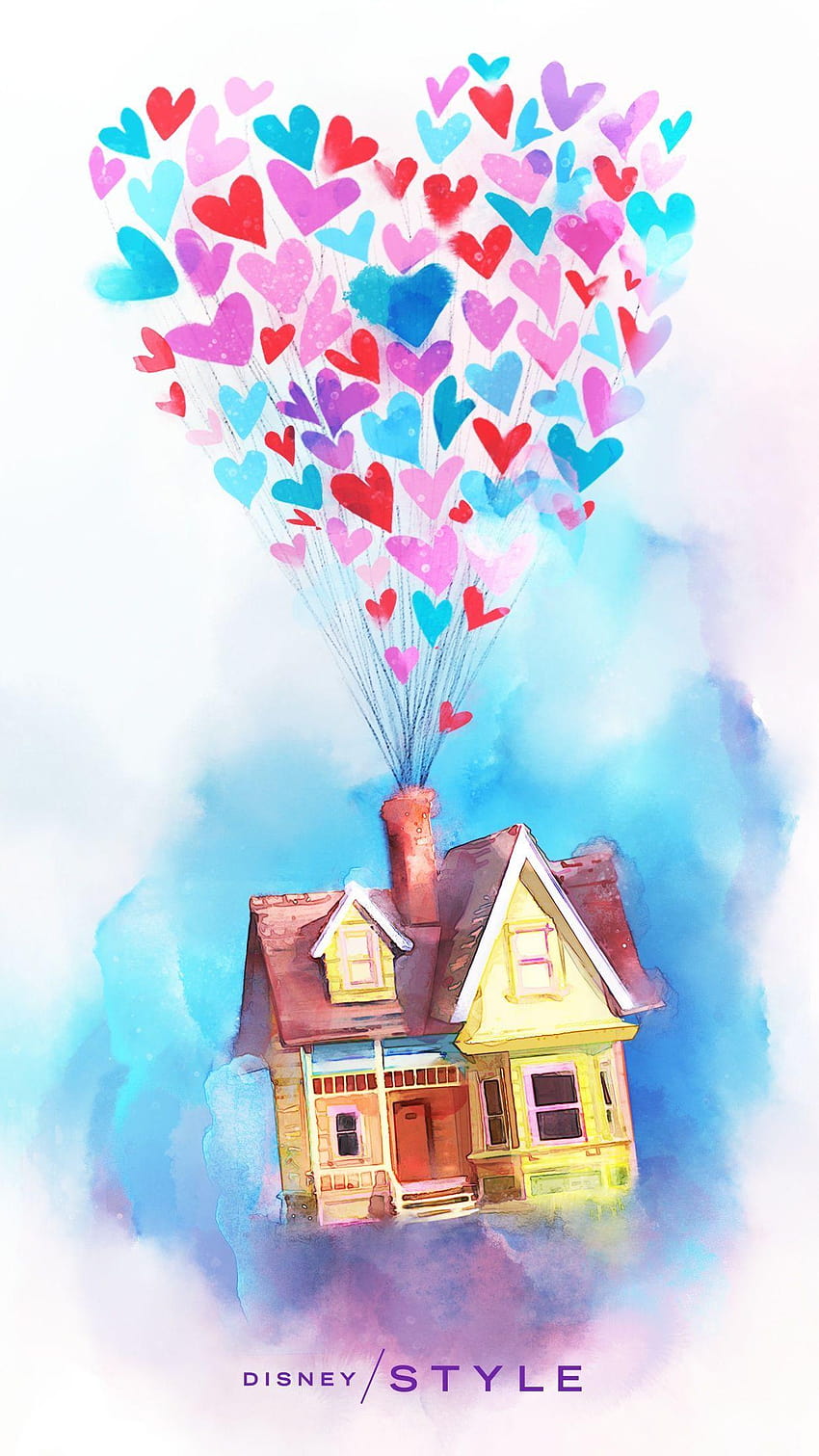 Celebrate Valentine's Day with these adorable phone, disney up HD phone wallpaper