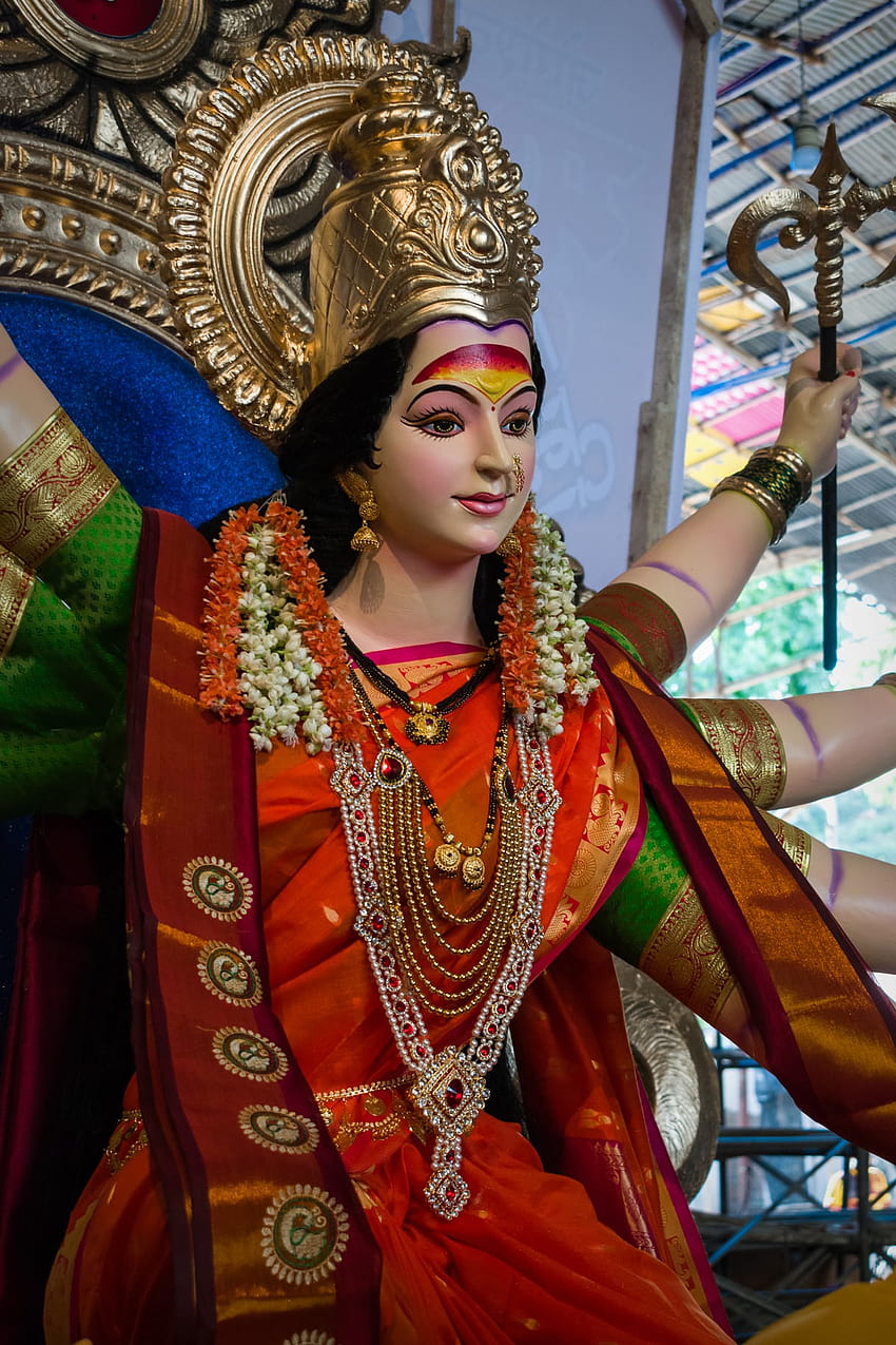 Navratri 2021: Durga Maa, dhurga matha HD phone wallpaper | Pxfuel