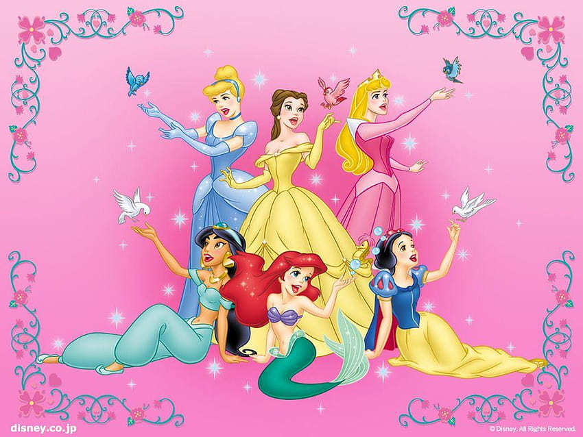 Disney Princess, princesas disney papel de parede HD