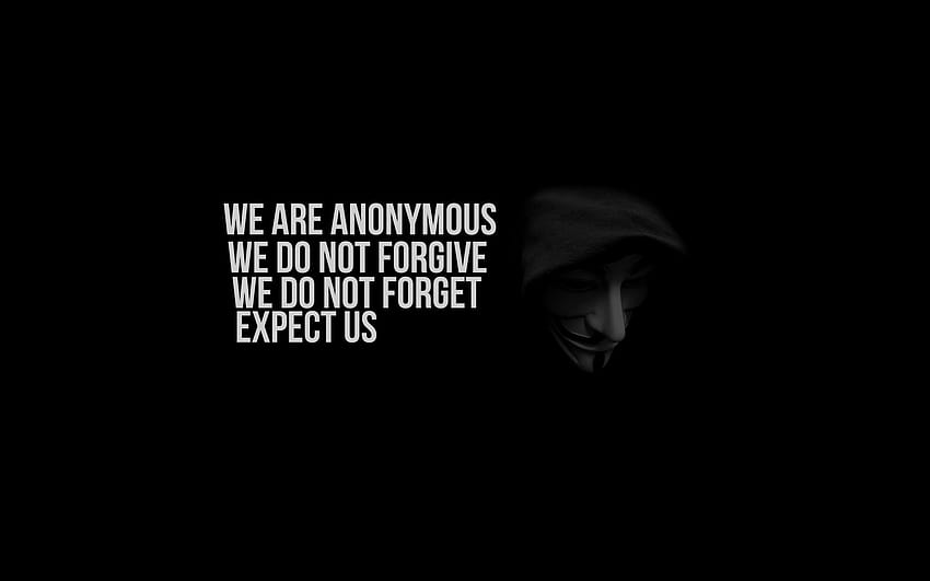 4 We are Anonymous, citazioni anonime Sfondo HD