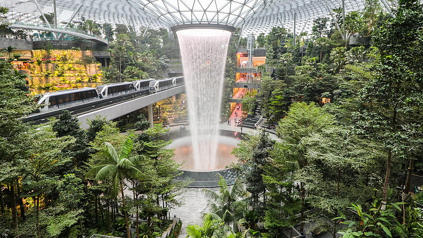 ชางงีของสิงคโปร์วางเดิมพันกับห้างสรรพสินค้ามูลค่า 1.3 พันล้านดอลลาร์ เนื่องจากสนามบินในเอเชียเป็นเกมที่ได้เปรียบ สนามบินสิงคโปร์ วอลล์เปเปอร์ HD