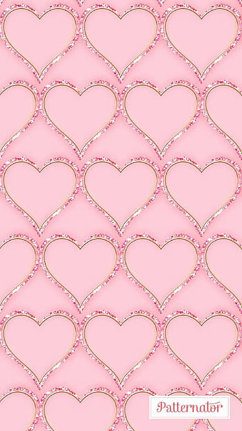 Pink Heart Sparkly Hd Wallpapers | Pxfuel