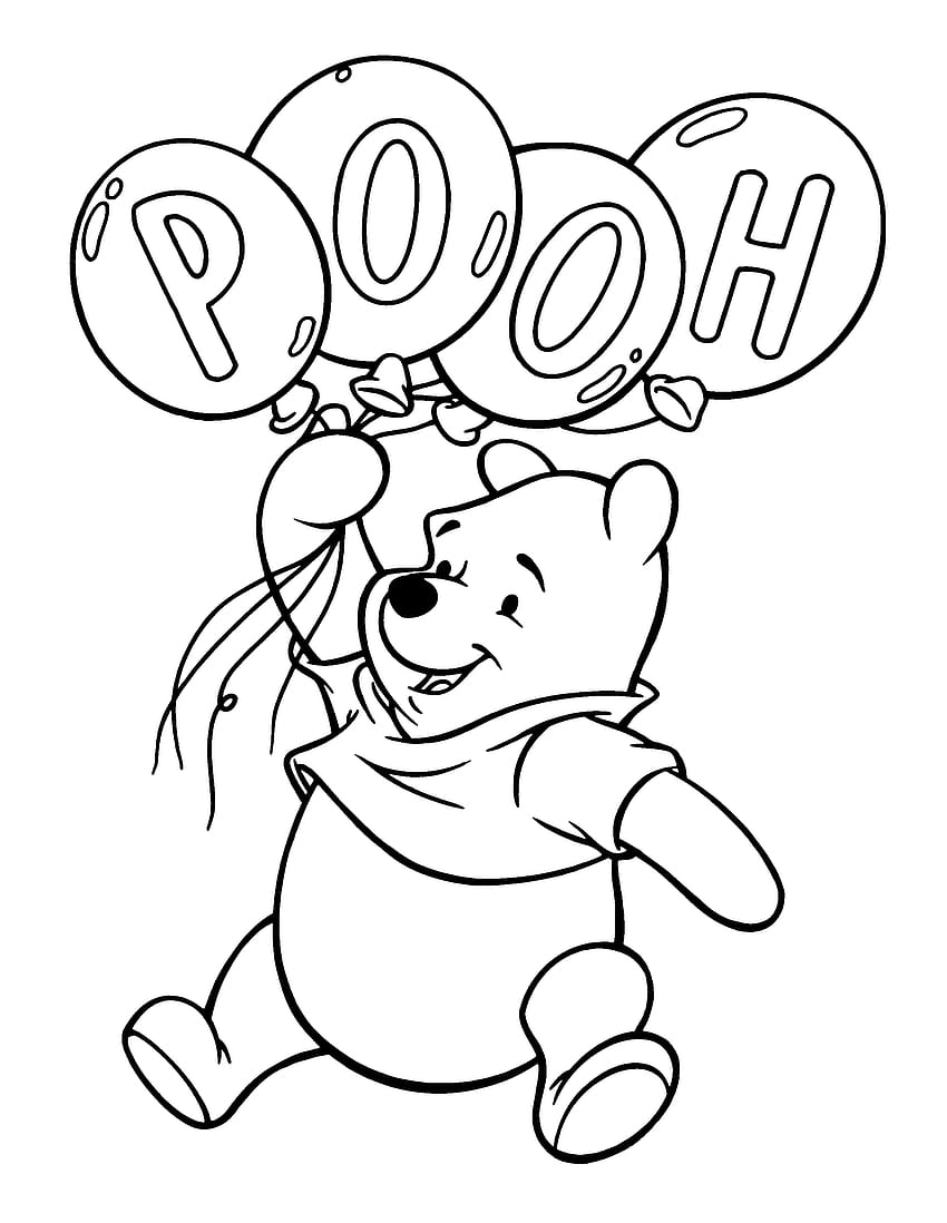 Adult. Top Winnie The Pooh Coloring Page Printable . Dashah, winnie the pooh st patricks day HD phone wallpaper