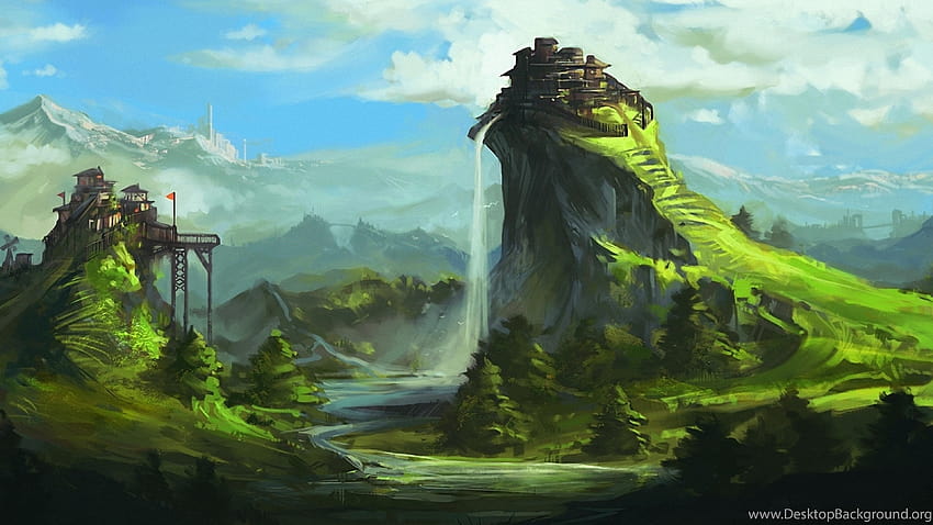 Fantasy Landscape Cool Best HD Wallpaper 111553 - Baltana