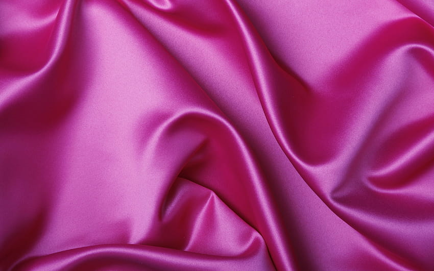 rosa Seide, Stoffstruktur, Seide mit einer Auflösung von 3840x2400. Hohe Qualität HD-Hintergrundbild
