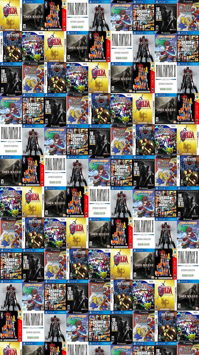Legend Zelda Dark Souls 2 Conkers Bad Fur « Tiled, zelda collage HD phone wallpaper