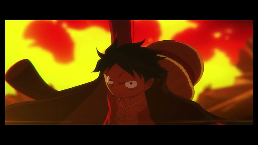 Luffy uses RED ROC, 4k