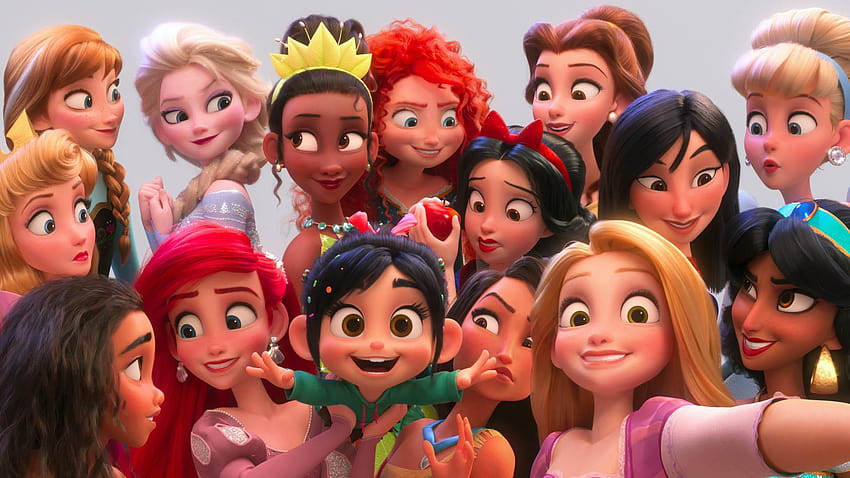 How 'Ralph Breaks the Internet' spoofs the Disney Princess, little mermaid and moana HD wallpaper