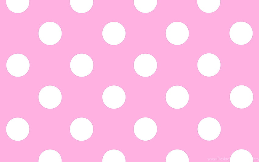 Pink and White Dots 信じられないほどのピンクと白、水玉 高画質の壁紙