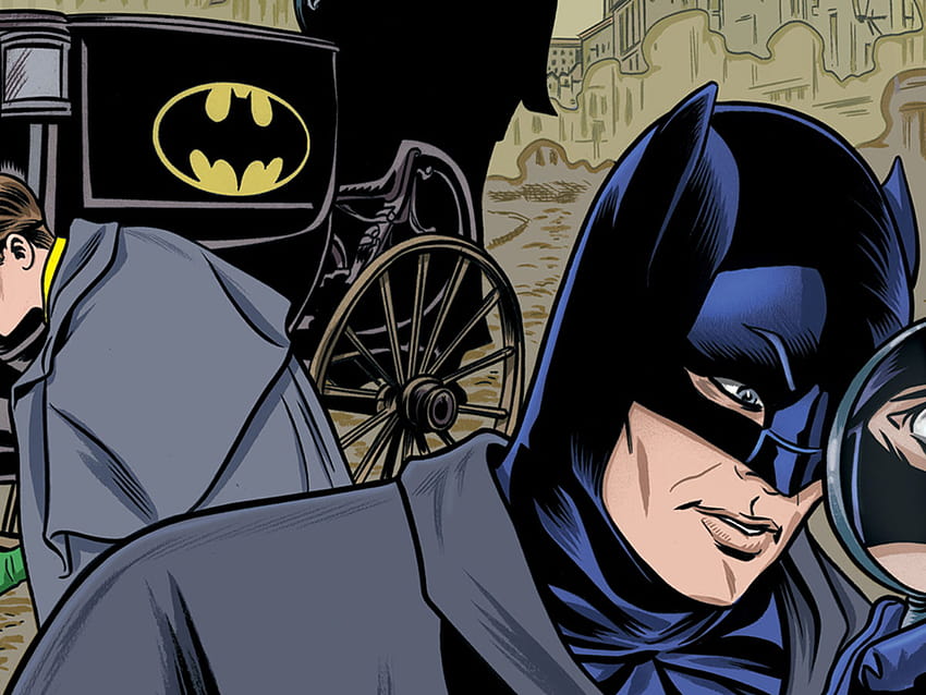 DC пуска 18 нови виртуални фона на Batman за Zoom Conferencing, batman 66 HD тапет