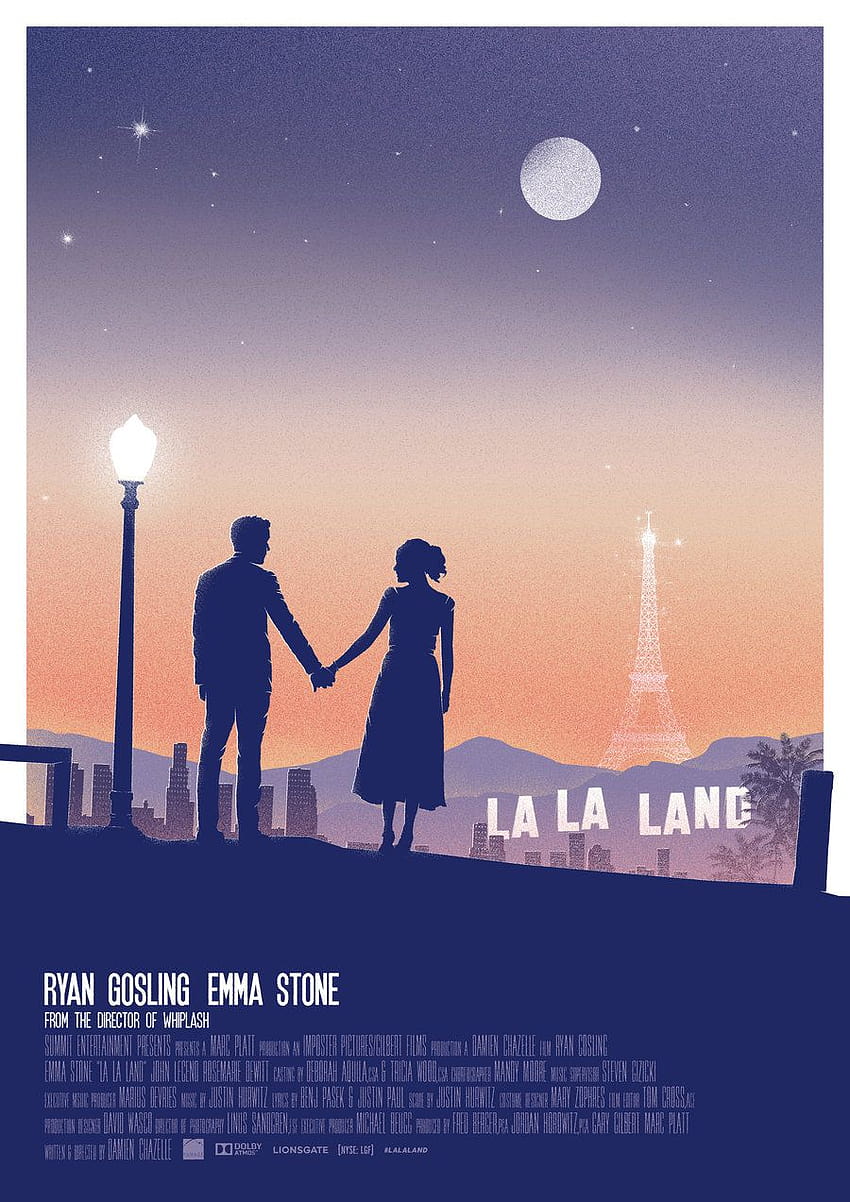 La La Land For Iphone Is、ラ・ラ・ランドの映画 HD電話の壁紙
