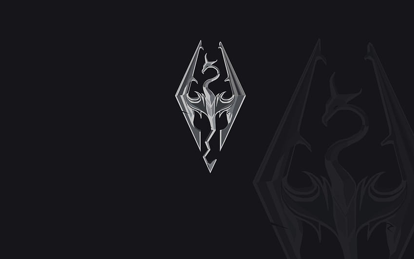 Logo di Skyrim Sfondo HD