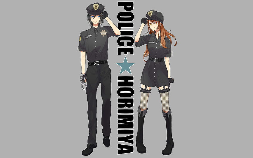 Anime Police, police officer anime HD wallpaper