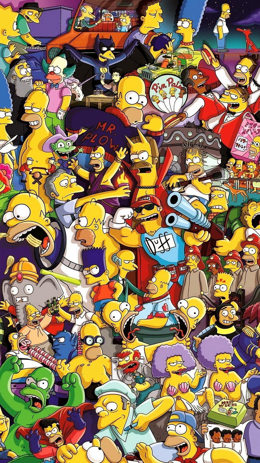 Simpsonowie na iPhone'a, gta the simpsons Tapeta na telefon HD
