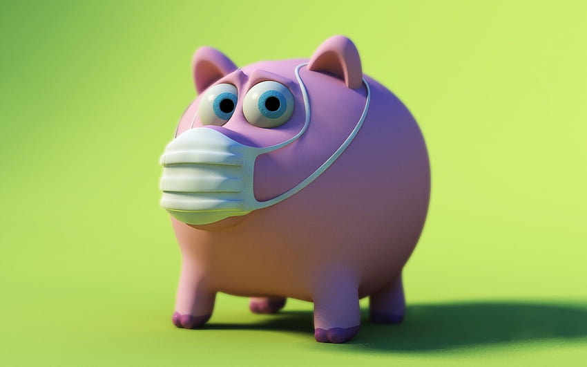 Pig piggy bank mask ...pinterest HD wallpaper