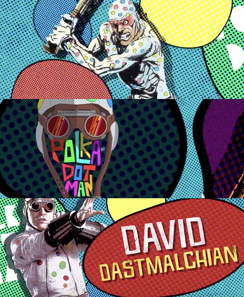 David Dastmalchian als Polka, gepunkteter Mann HD-Handy-Hintergrundbild