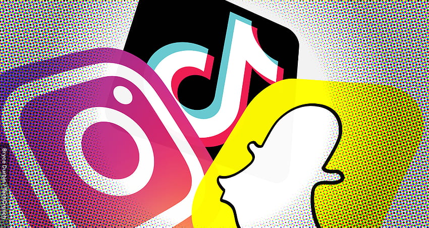 L'IGTV di Instagram copia l'intelligenza artificiale di TikTok, il design di Snapchat, tiktok easter Sfondo HD