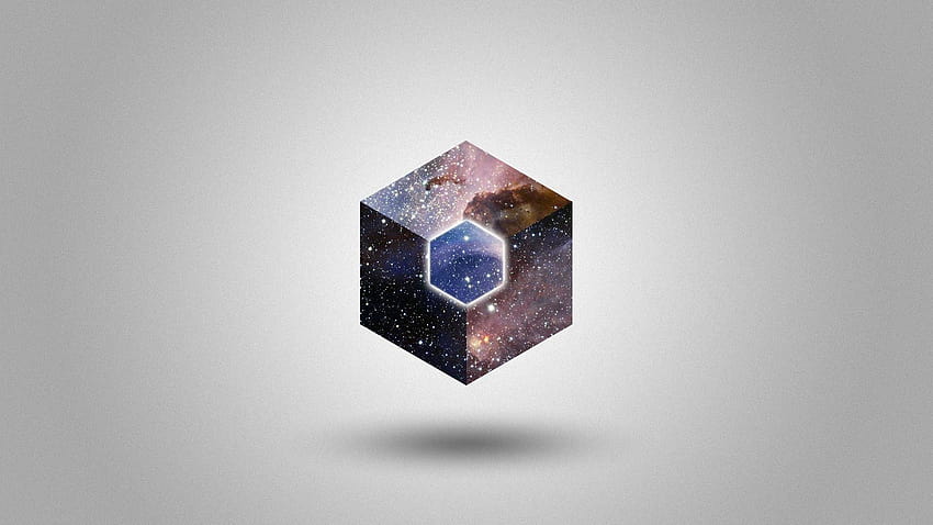 Full Low Poly – Backgrounds, tesseract HD wallpaper