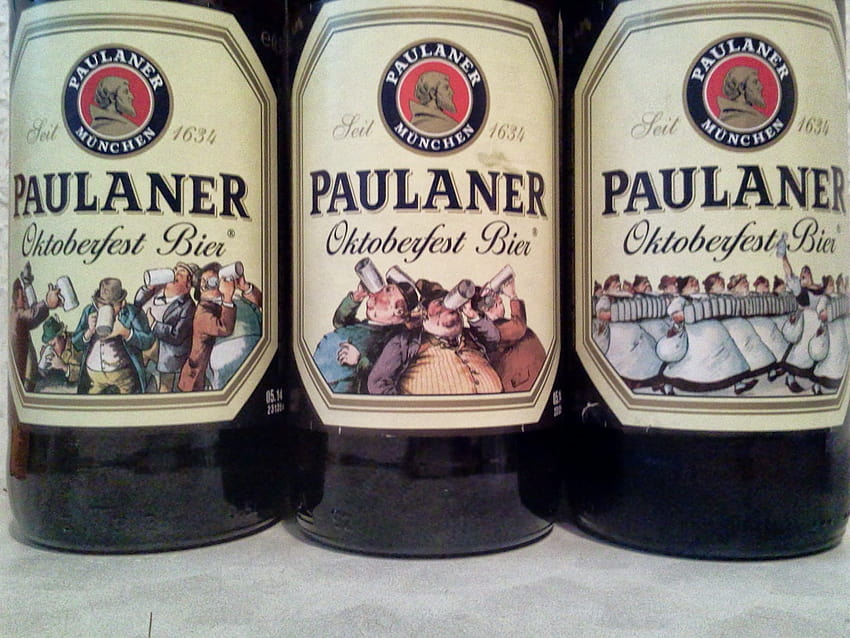 Paulaner Oktoberfest, cervejaria paulaner papel de parede HD