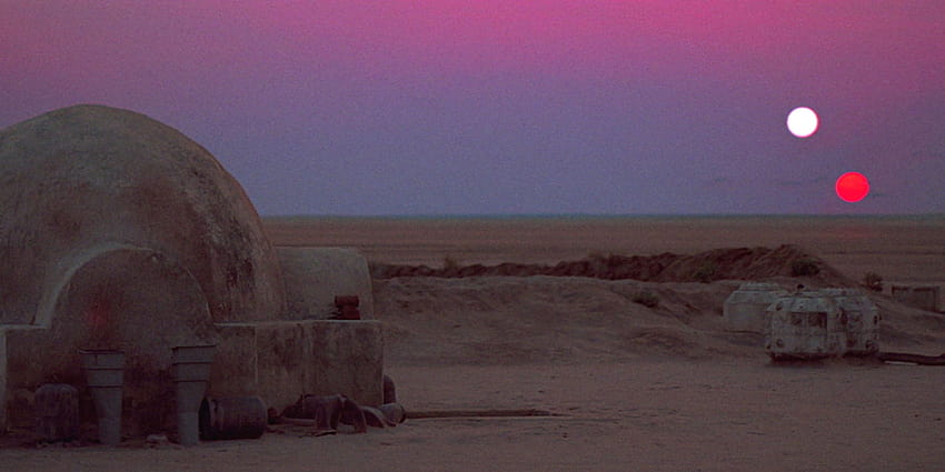 Tatooine Sunset, Michelle Mercado tarafından gönderildi, yıldız savaşları tatooine HD duvar kağıdı