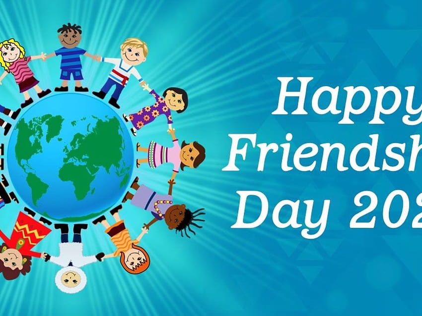 World Friendship Day 2021 & for Online: Wish Happy Friendship Day With WhatsApp Stickers and GIF Greetings HD wallpaper