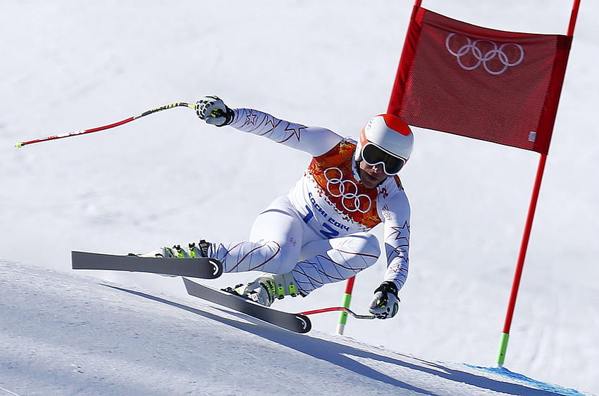 American skier Bode Miller won the bronze medal and HD wallpaper